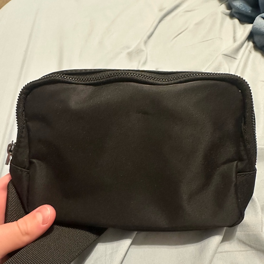 Black Nylon Crossbody Bag